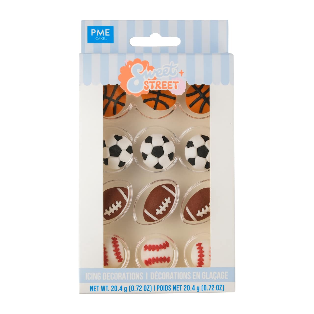 PME Cake Sweet Street® Sports Icing Decorations